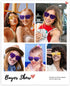 Gaiatop Heart Sunglasses for Women Candy Color Transparent Rimless Heart Glasses for Girls Cute Heart Shaped Sunglasses...