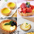 DaKuan 12 Packs Egg Tart Mold, Cupcake Cake Muffin Mold Mini Pie Pans Tin Pan Baking Tool, Carbon Steel- 2.6 Inch...