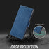 QLTYPRI for Samsung Galaxy S22 Ultra Case, Premium PU Leather Cover TPU Bumper with Card Holder Kickstand Hidden Magnetic Adsorption Shockproof Fl...