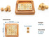 BSIRI Pushing Me Wooden Tic Tac Toe Game- Tabletop Board Games for Farmhouse Decor, Coffee Table Decor, Unique Gifts Fun Gifts for Adults. Perfect...