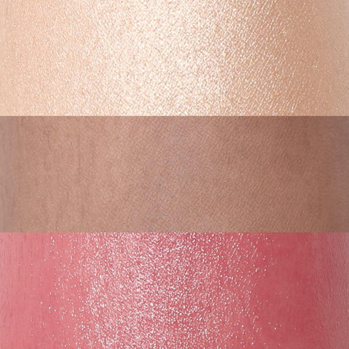 FOCALLURE 3 Pcs Cream Contour Sticks,Shades with Highlighter & Bronzer & Blush,Non-greasy Long-wear Face Contouring Pen,Easy to Sculpt the Face an...