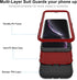 Jiunai for iPhone XR Cases Heavy Duty Port Cover Shockproof Protective Bumper Drop Protection Outdoor Dust Proof Dual Layer Rugged Matte Cover Cas...