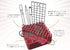 Your Nest Craft Organizer for Rulers, Scissors, Rotary Cutters and More - Cardinal Red...