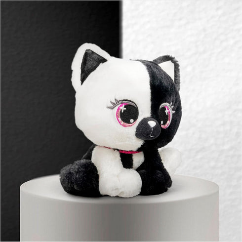GUND P.Lushes Designer Fashion Pets Lady Luna Cat Premium Stuffed Animal Soft Plush, Black and White, 6”...