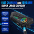 Motorcycle Helmet Speakers High Battery Life Helmet Headphone IPX6 Automatic Answer/Call Music Control/Intelligent Noise/Wake up Siri, 2 Different...