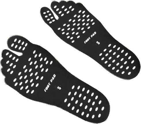 Invisible Barefoot Shoes, Flexible Feet Protect Anti-Slip Design for Pool, Park, Lawn, Street, Spa 3Pairs/Pack.?Small...