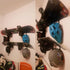 Pmsanzay 2 Pack Motorcycle Helmet Hook Multi-Purpose Jacket Hanger Keys Bags Holder Wall Mount Rack Cloth Display Rack Hat Hook for Home Kitchen D...