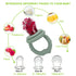 Socub Silicone Baby Fruit Food Feeder & Baby Food Freezer Tray Set, milk Popsicle Molds for Baby Teething Relief, Baby Food Pacifier Feeder for In...