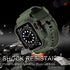 OROBAY Compatible with Apple Watch Band 41mm 40mm 38mm with Case, Shockproof Rugged Band Strap for iWatch SE2 SE Series 9/8/7/6/5/4/3/2/1 41mm 40m...