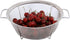 Stainless Steel Mesh Colander Strainer Basket, 2.5 Quart Fine Mesh Net Colander with Heavy Duty Handles & Wide Rim & Resting Feet for Strain, Drai...