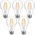 Lepro Vintage LED Bulbs, Dimmable Filament Bulb, 8W 800LM, 60W Equivalent, 2700K Warm White, Classic Clear Glass, A19 Shape, E26 Base, Pack of 5...
