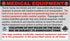 BiPAP Medical Equipment Luggage Tag - Handle with Care, DOT and ACAA regulations (Lug-BiPAP -329) Quantity (2)...