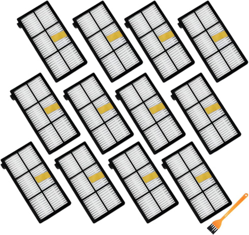 StylishClean12 Pack Hepa Filters Replacement Compatible for Roomba 800 900 series 801 805 850 860 870 877 880 890 891 895 960 961 980 981 985 Robo...