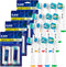 Replacement Heads for Oral B Braun Variety Pack of 16 PCS Floss Cross Sensitive Soft Precise Electric Toothbrush Heads Tooth Brush Head Refill Com...