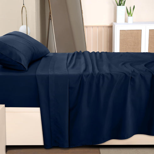 Utopia Bedding Twin XL Sheet Set – 3 Piece Bed Sheets for Twin XL Size Bed, Soft and Breathable Microfiber, Includes 1 Fitted Sheet, 1 Flat Sheet ...