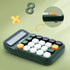 M&G Desk Calculator with Mechanical Buttons, 12 Digit Large LCD Display, Big Button Calculator for Office Home School, Bottom Antiskid, Battery In...