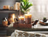 WoodWick Large Hourglass Trilogy Candle, Café Sweets Scented, Premiums Soy Wax Blend, Crackles as it Burns, 21oz...