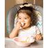 Grabease Toddler Utensils - Toddler Spoons and Forks - Baby Silverware for Self-Feeding - BPA-Free, Phthalate-Free Plastic Set - White...