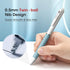 WRITECH Gel Pens Fine Point: 0.5mm 8 Black & 2 Red Ink Pen Set Clickable for Journaling Drawing Notetaking Bible Non Bleed 10ct Retractable Smooth...