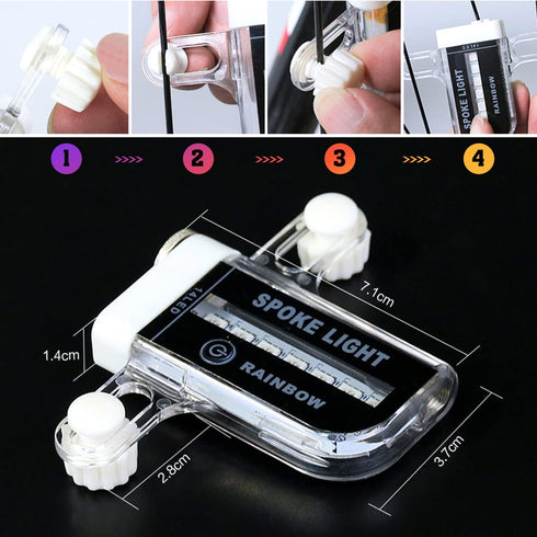 LED Bicycle Wheel Lights Waterproof Bike Spoke Reflector Bicycle SpokeLights Bicycle Accessories...