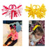 30PCS Baby Girl Bows Hair Ties Colorful Curly Korker Bow Elastic Rubber Bands Grosgrain Ribbon Hair Bows Ponytail Holders Hair Accessories for Gir...