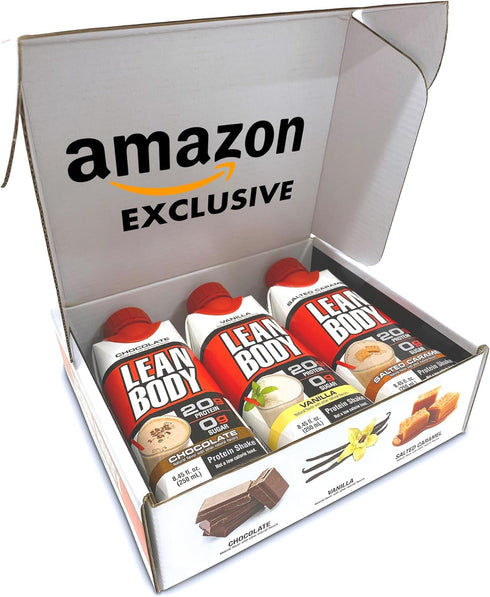 Labrada Lean Body Triple Taster Pack |On-The-Go Whey Blend Protein Shake, Zero Sugar, Gluten Free, Enriched with 22 Vitamins & Minerals 8.45Fl Oz ...