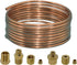 72'' Oil Pressure Gauge Tubing Kit, Set of Copper Tube and Threaded Parts, Universal Fit...