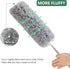 SetSail Extra-Long Dusters with Extension Pole 100-inch for Cleaning, Bendable Microfiber Head Washable Ceiling Fan Duster for High Ceilings, Furn...