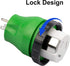 RVGUARD 3 Prong 15 Amp to 50 Amp RV Adapter Plug with Locking Connector, 5-15P to SS2-50R Locking Connector...