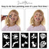 Jim&Gloria Face Paint Makeup Kit 8 Large Pens with Stencils Face Painting Tattoo Washable Body Markers Skin Safe Eyeblack Stick Baseball Sports Ha...