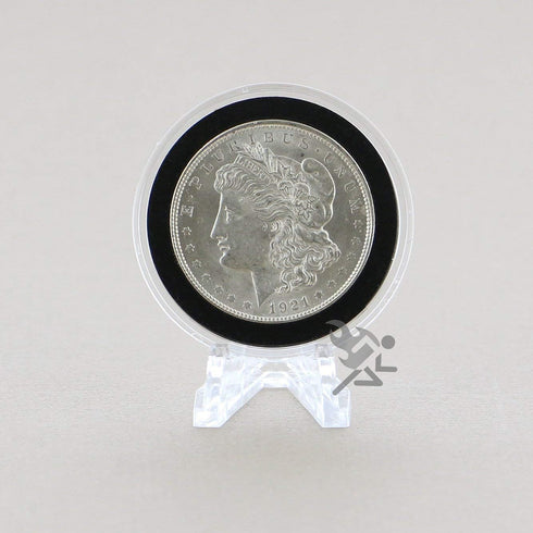OnFireGuy 5 Pack Clear Display Stand Easels for Air-Tite Coin Capsules | Coin Display Stands | Challenge Coin Easels | Made in USA...