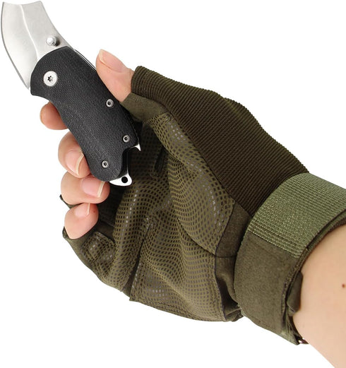 Small Folding Pocket Knives, G10 Handle Small EDC Knife, 1.8 Inch Blade Folding Knife with Bottle Opener, Perfect EDC Tool for Women Teens Men(1 P...