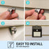 No-Hole Needed Vinyl Siding Clips Hooks Hanger for Hang Solar Powered Lights on Vinyl Siding with No Nails No Drilling, Easy removal (10 Pack)...