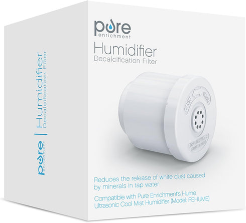 Humidifier Decalcification Cartridge Filter – Compatible with Pure Enrichment's Hume Ultrasonic Cool Mist Humidifier (Model: PEHUME)...
