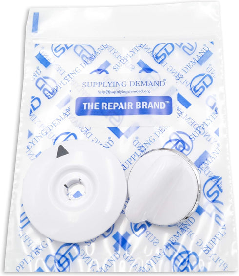 Supplying Demand WH01X10310 WH11X10049 Clothes Washer Control Knob & Timer Dial Plate Replacement Kit