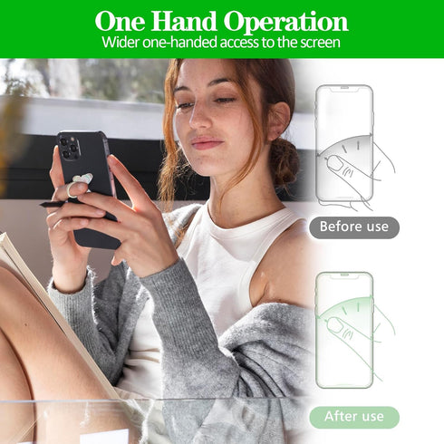 4Pcs Butterfly Phone Ring Stand Colored Cute Butterfly Phone Grip Metal Cell Phone Finger Holder Cellphone Ring Holder Compatible with Phones Tabl...