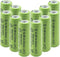 12 Counts AA 250mAh NiMH Rechargeable Batteries,1.2V Double A Battery for Garden Landscaping Solar Lights...
