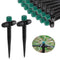 Drip Irrigation Emitters for 1/4" Drip Tubing,Adjustable 360 Degree Automatic Irrigation Drippers on 5" Arrow Stake for 4-7mm Irrigation Watering ...