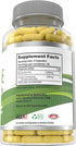 Berberine Complex - Berberine HCL 1200mg Plus Organic Ceylon Cinnamon 200mg - 90 Capsules - Supports Metabolism, Immune System - Berberine HCI Sup...