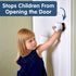 4-Pack Childproof Door Knob Covers - Easy to Install Child Safety Door Knob Cover with No Tools Needed - Reusable, White Baby Proof Door Knob Cove...