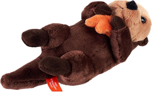 Wild Republic Pocketkins Eco Sea Otter, Stuffed Animal, 5 Inches, Plush Toy, Made from Recycled Materials, Eco Friendly...