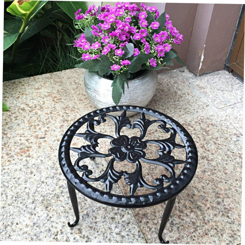 LIOOBO Flower Pot Iron Frame Flower Pots for Indoor Plants Potted Flower Pot Stand Flower Pot Holders for outside Outdoor Plant Pots Iron Flower P...
