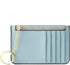 Earnda Card Holder Keychain Slim Front Pocket Wallet for Women Card Case for Purse Blue...