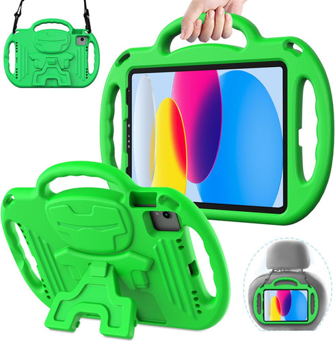AVAWO Kids Case for iPad 10th 10.9 Inch/iPad Air 5/IPad Air 4 Generation (2022/2020)- with Shoulder Strap/Handles/Adjustable Kickstand Light Weigh...