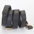 Full Grain Leather Adjustable Replacement Cross Body Purse Shoulder Strap Handbag Bag Wallet, 2/3” Wide (Black)...