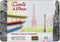 Conté à Paris Pastel Pencils with 12 Assorted Colors, Black...
