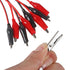 10 Groups 1M Alligator Clips Electrical, Insulated Test Leads with Alligator Clips, Stamping Double-Ended Jumper Wires for Electrical Testing...