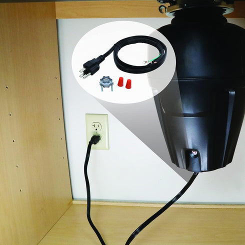 Danco 12010 Garbage Disposal Power Cord Installation Kit, Black...