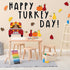 Whaline 88Pcs Thanksgiving Bulletin Board Kit Pumpkin Turkey Maple Leaf Bulletin Board Set Happy Turkey Day Decoration Borders Cutouts with Glue P...