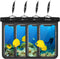 ProCase 4 Pack Waterproof Phone Pouch Dry Bag Underwater Case for iPhone 16 15 14 13 12 11 Pro Plus Max Mini Xs XR X 8 7, Galaxy S23 S22 S21 Ultra...
